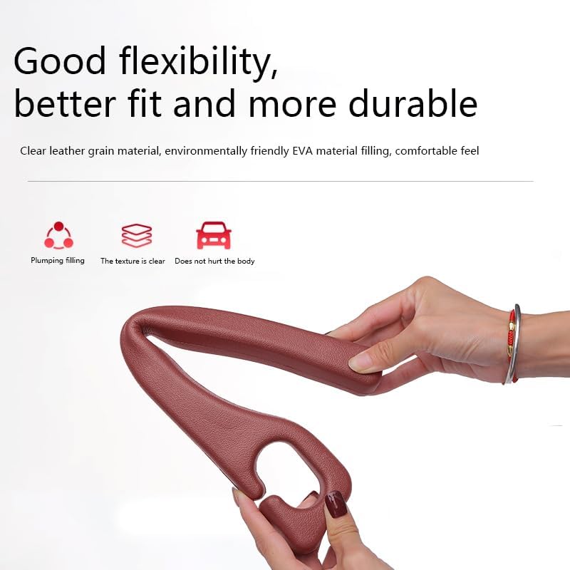 Mtverver Car Seat Gap Filler 2 Pack, Universal Fit PU Leather Car Seat Gap Plug to Fill The Gap Between Seat and Console, Car Seat Crevice Blocker Stop Things from Dropping (Brown) - Image 5